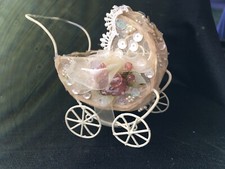 Vintage Miniature Baby Carriage