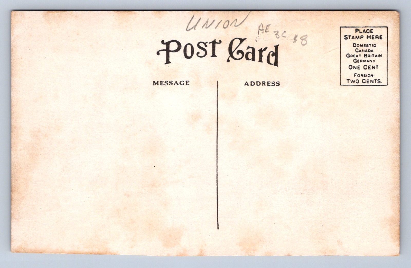 J92/ Richwood Ohio Postcard c1910 Union Co Gazette Newspaper Office 263