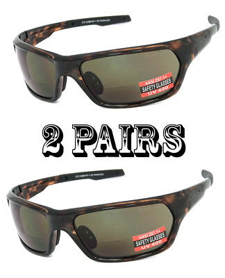 Clip Occhiali Da Sole Occhiali Di Sicurezza Da Lettura ANSI Z87 U6 Lenti Da 1 00 A 1071946 - Foto 12