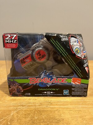 BEYBLADE  VFORCE DRAGOON V  with Electronic Launcher - OLD GEN- Damaged Box