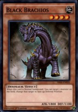 2017 Yu Gi Oh Dinosmashers Fury Structure Deck #SR04EN010 Black Brachios C