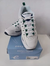 Easy Spirit Women’s 6.5 M Romy Classic Walking Shoe Sneakers White Navy Green