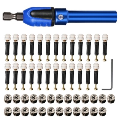 Strong 3 in Screwdriver Bit Holder Adjustable Depth Screw Socket Set