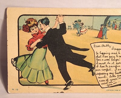 1909 Humorous Romantic Greetings Postcard. Pre-owned. #-859 | eBay
