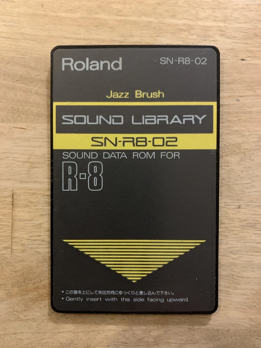 Roland SN R8 02 Jazz Brush ROM card for R8 R 8 R8M eBay