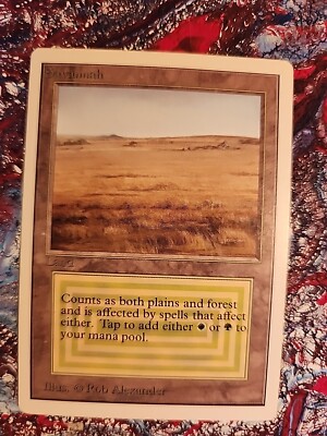 MTG Savannah デュアルランド MTG Revised Savannah Dual Land GEM Mint BGS 9.5 Card Magic