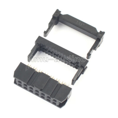 10pcs 2.54mm pitch 2x7 pin 14 pin IDC FC female header socket connector FC-14