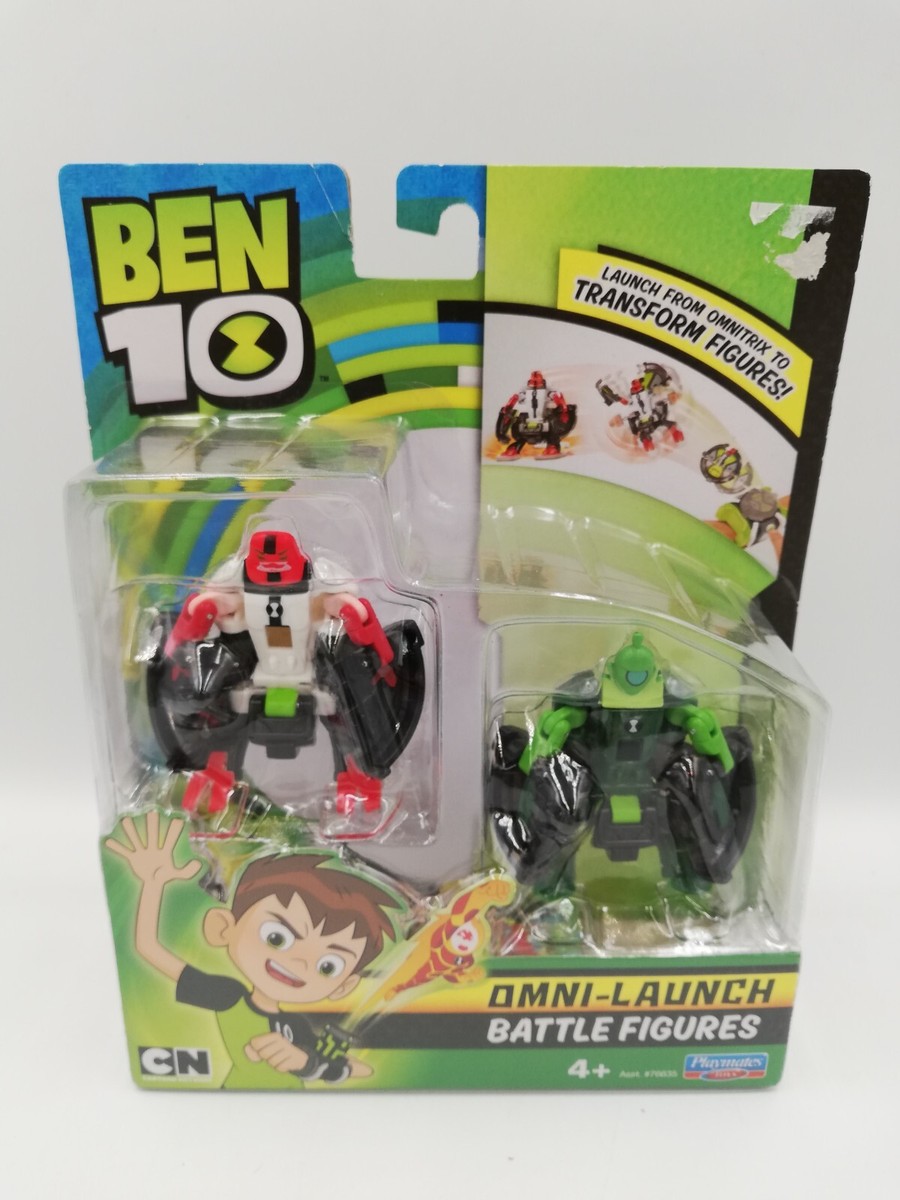 BEN 10 ミニデッキ 4パック Ben 10 Omniverse Shocksquatch 4'' Figure #36025 Bandai - HTF