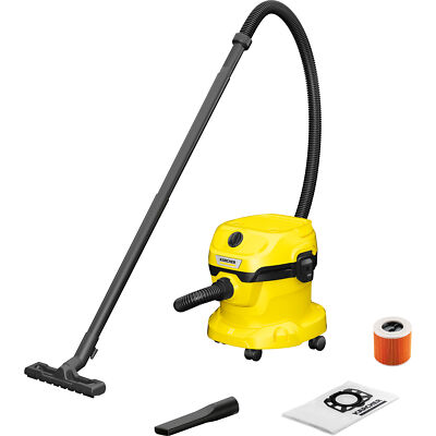 Kärcher WD 2 PLUS V-12/4/18/C 1.628-009.0, Nass-/Trockensauger, gelb