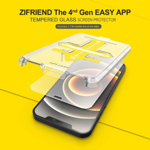 For iPhone 11 12 Pro Max Tempered Glass Screen with Easy Install kits - Picture 1 of 16