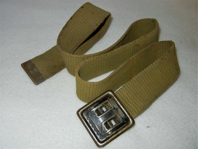 military web belts open face buckle