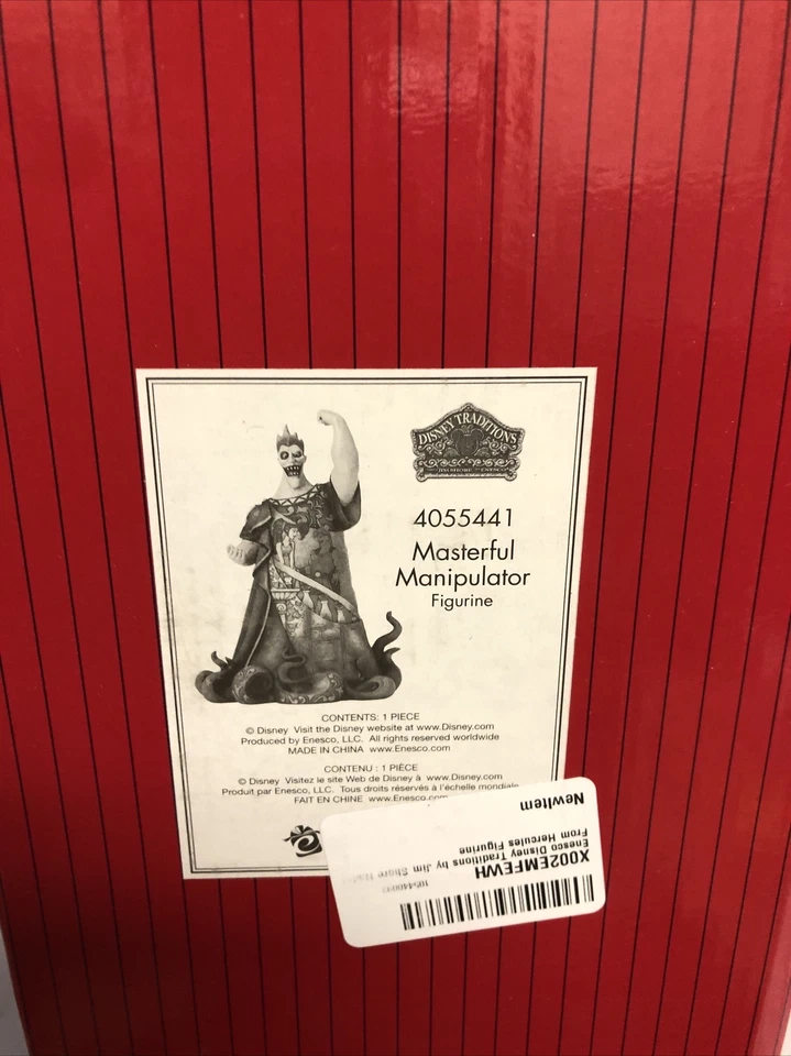 New Jim Shore Disney Masterful Manipulator Figurine, Hades Hercules, 4055441