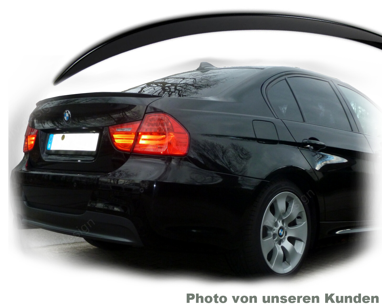 Suitable for BMW E90 Tuning Spoiler Abrisskante Diffuser Lip Spoiler Wing R