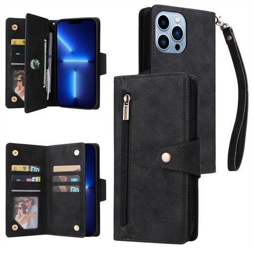 Zipper Wallet Leather Flip Case For iPhone 15 14 13 12 Pro Max XS XR 11 7 8 Plus - Photo 8/62