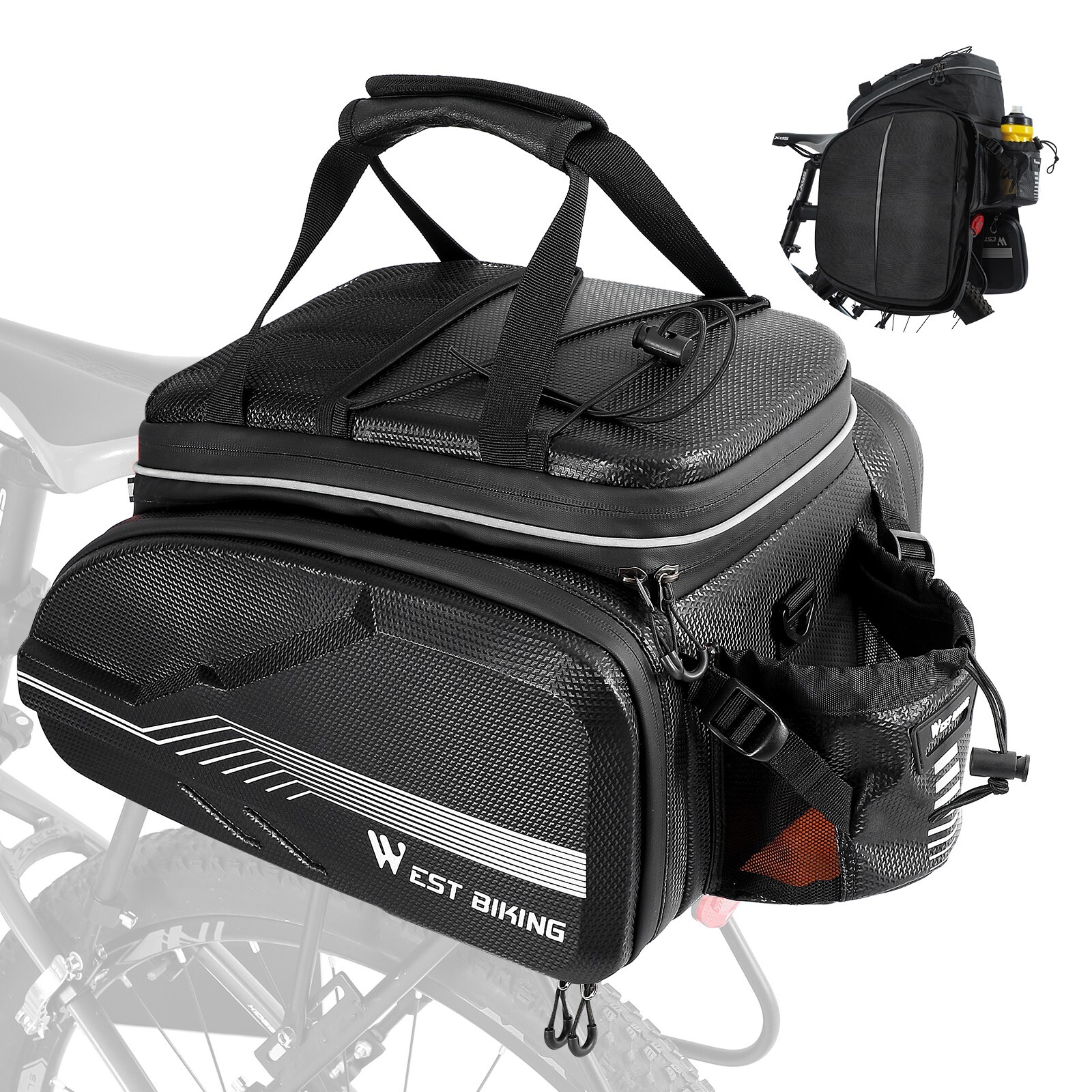 hard shell bicycle panniers