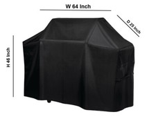 BBQ Grill Cover 64"W x 25"D X 46"H Suitable MHP, Oxford Fabric is Waterproof