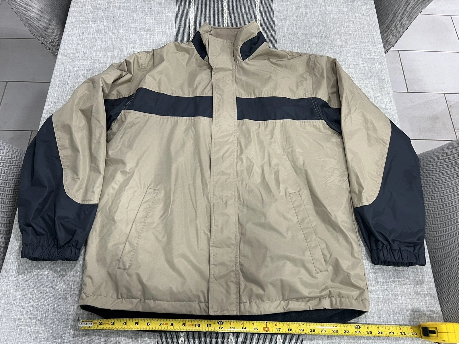 Athletic Works Mens Reversible Fleece Lined Jacket Mens Size Large 42/44
