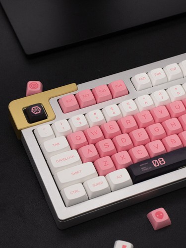 GMK Copy EVA-08 Pink White Keycap XDA Profile PBT 138pcs/set - Picture 2 of 14