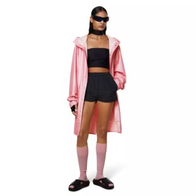 Rains - Pink Sky Long Rain Jacket - Unisex Small- SOLD OUT $125 NWT