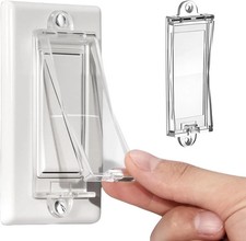 1 Light Switch Guard Cover, Baby Proof Wall Switch Cover Guard for Rocker Light