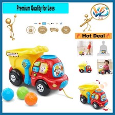 Vtech Drop And Go Dump Truck Toy Yellow Toddler Motor Skills Educational