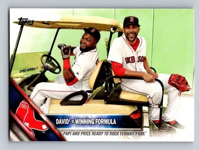 2016 Topps #382 David² = Winning Formula (David Ortiz / David Price) CL, CPC