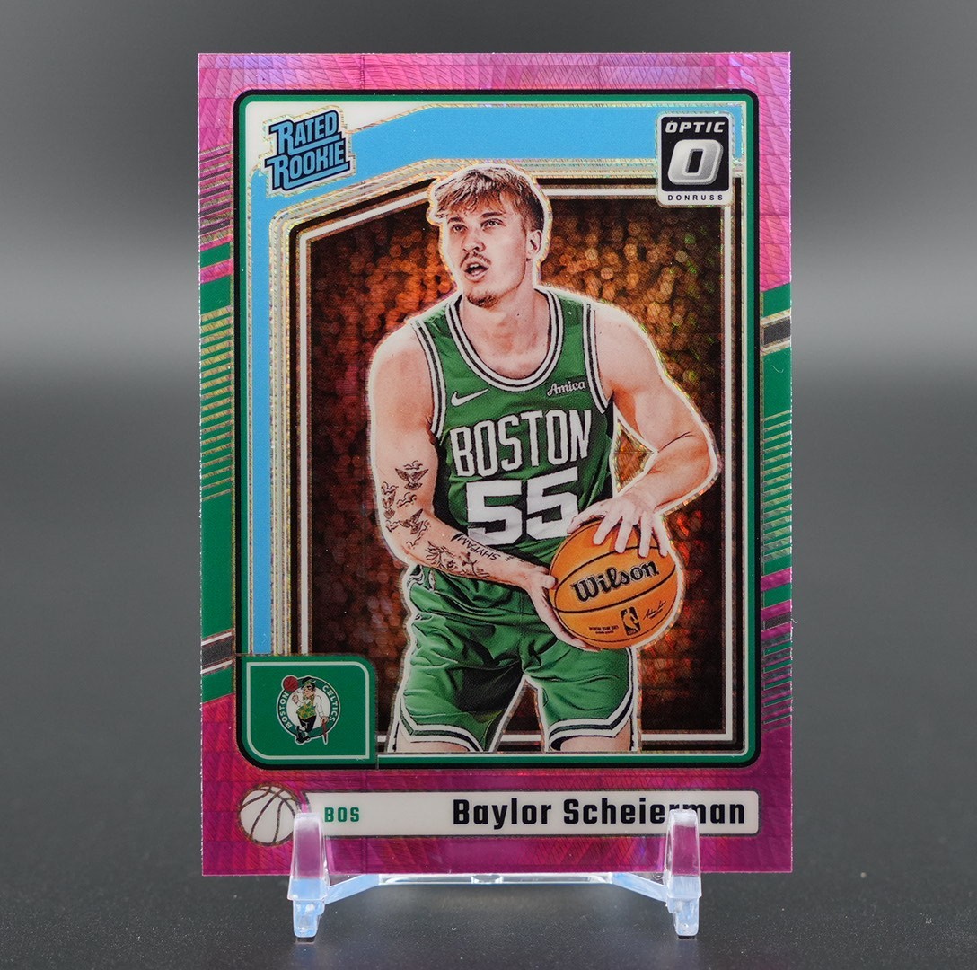 2024-25 Panini Donruss Optic - Baylor Scheierman #263 Pink Hyper Prizm (RC)