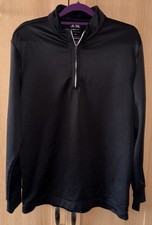 Adidas Climalite Black Golf Long Sleeve Jacket - Size L