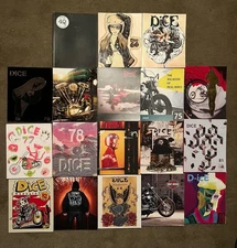 DicE Magazine set 20 Chopper Bobber Hot Rod Culture Zine 4Q Matt Davis Harley