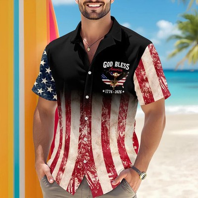 God Bless America Hawaiian Shirt