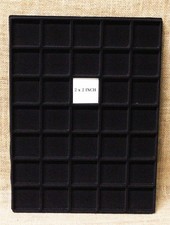 Inserts of "Riker" Style Display Case - 12"x16" Black, 35 Pockets - Package of 2