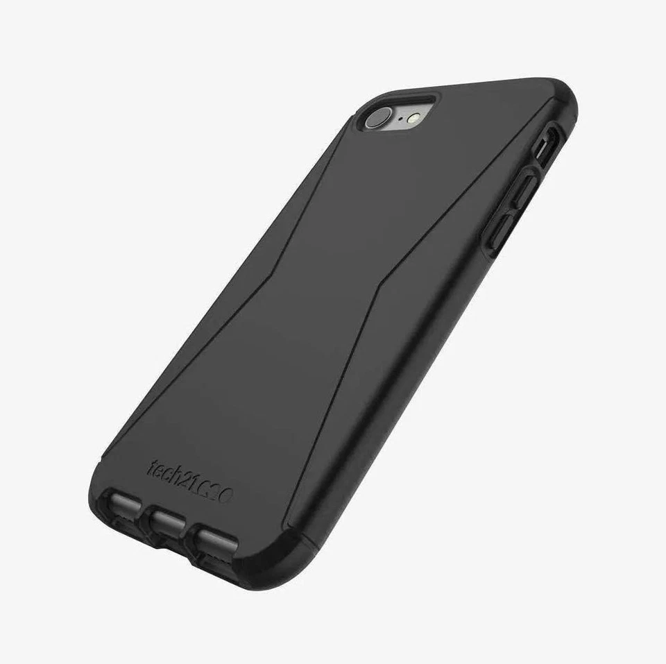 Funda táctica tech21 Evo para iPhone 6/7/8/SE (2020) - Negra | FlexShock Drop Pro Foto 4 de 4