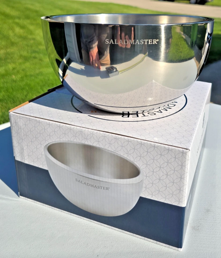 BRAND NEW! SALADMASTER 3.5 Quart Stainless Steel Mixing Bowl In Original Box!
Opens in a new window