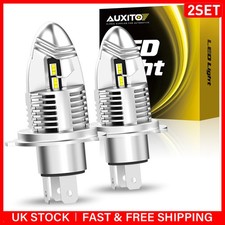 AUXITO 4x H4 LED Headlight Bulbs Kit 70W 40000LM Hi-Lo Beam 6500K Super Bright