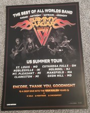 READ! SAMMY HAGAR BEST OF ALL WORLDS BAND US SUMMER 2026 TOUR POSTER VAN HALEN !