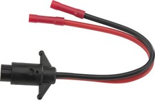 attwood 14365-6 Heavy-Duty Trolling Motor Connectors 8 AWG, 2-Wire, Black