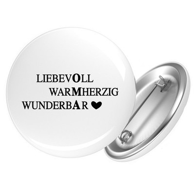 Button Liebevoll Warmherzig Wunderbar Oma Geschenkidee Liebevoll Warmherzig Wund