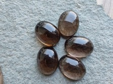 Smoky Quartz Gemstone Oval Cabochon 5x7mm Loose Gemstone