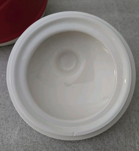Tarro de golosinas Young's Fishing Bobber Kitchen Creations rojo y blanco nuevo en caja - Imagen 7 de 10