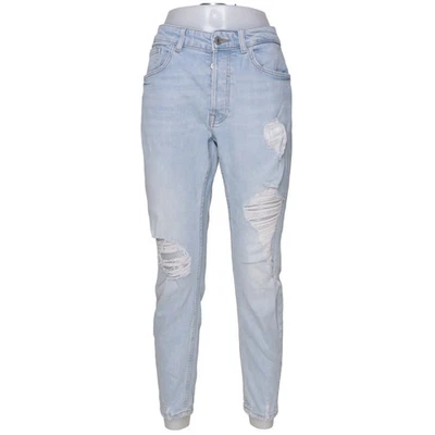 Zara, jeans, taille : 42, bleu, coton/élasthanne, unicolore, denim, femme #Zto - Photo 1/4