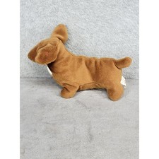 Ty Beanie Babies Weenie the Dachshund Dog 1995 Brown Plush Toy 4013 with Tags