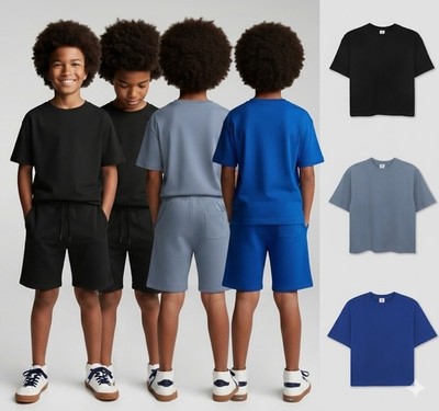 Unikat Jungen T-Shirt Oversize Baumwolle