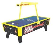 Great American Laser Air Hockey Home Game with Electronic Scoring Unit