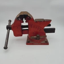 Vintage Wilton SCOUT 4 - Swivel Base Bench Vise W/Anvil & Pipe Jaws USA, READ