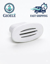 TROMBA NAUTICA DA INCASSO OVALE 12V IN ABS BIANCO PER BARCA SCAFO GOMMONE