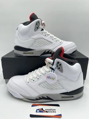 Jordan 5 Retro White Cement | eBay