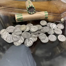 Mercury Silver Dimes,  2 Rolls/100 Coins, Random Dates & Mint Marks