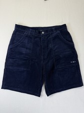 Vintage OP Ocean Pacific Shorts Men 36 Fit 34 Blue Dogtown Corduroy Surf Sport
