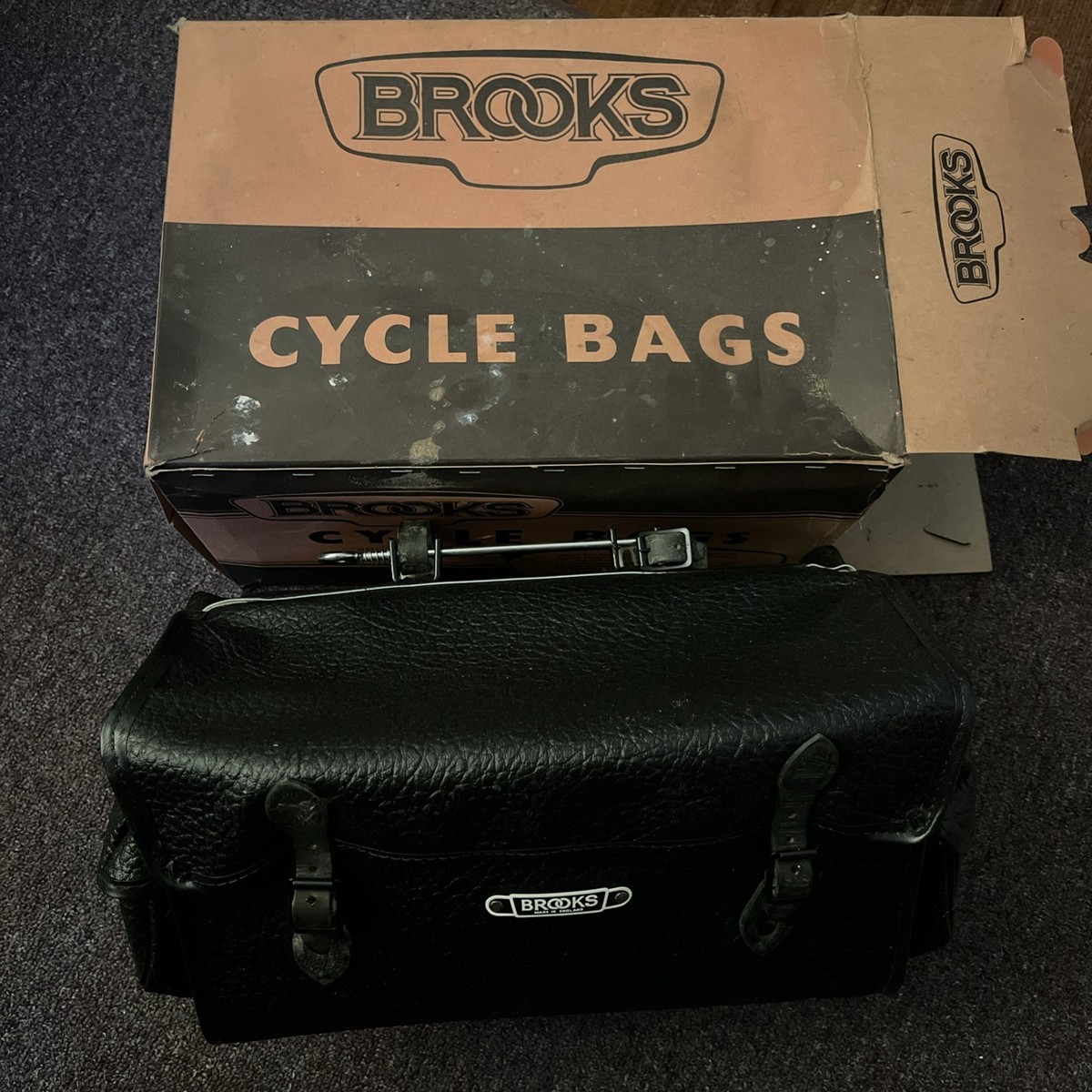 BROOKS CYCLE BAGS レザーショルダー/サドルバッグ Brooks Vintage Cycle Bag New Old Stock | eBay