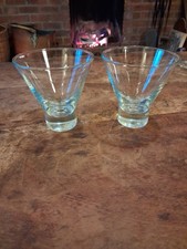 Set Of 2 Stylish Heavy Bottom Martini Glasses